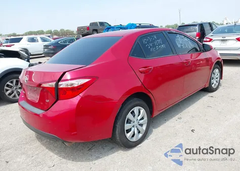 2017 Toyota Corolla Le из США, поврежденный, VIN 5YFBURHE4HP677197